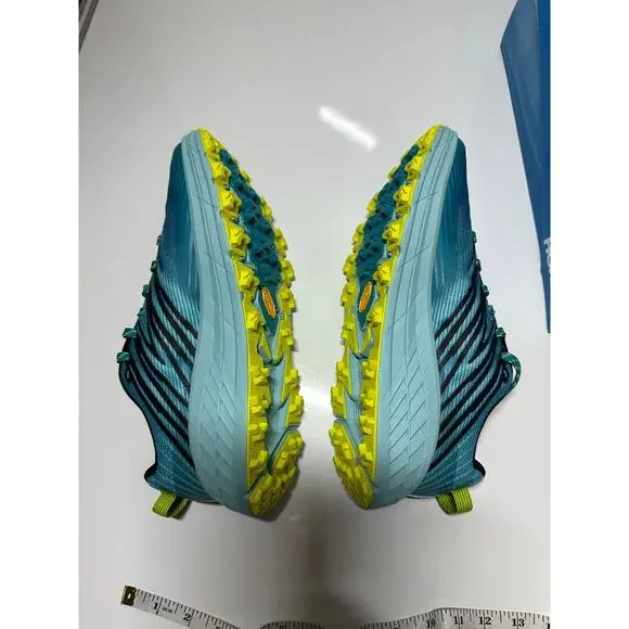 New NIB Women Hoka One Speedgoat 9 Turquoise Blue CBAB walk run sport athletic - Picture 4 of 12